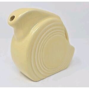 Fiestaware Mini Disc Pitcher Fiesta Light Yellow Small Creamer EUC U263